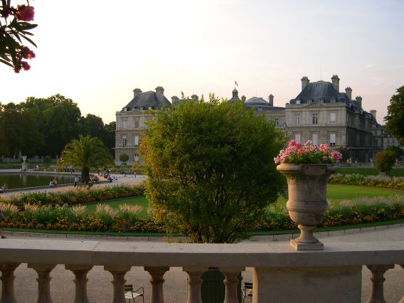  Lumière du soir au jardin du Luxembourg